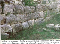 murs cyclopens de la Vieille ville ulcinj 
