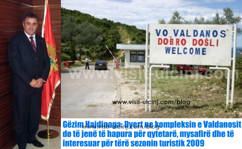 Hajdinaga: Nga 2 korriku dyert ne kompleksin e Valdanosit do të jenë të hapura për qytetarë, mysafirë