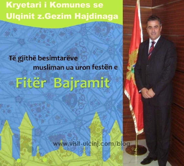 Mesazhe urimi të kryetarit Gëzim Hajdinaga me rastin e festës së Fitër Bajramit