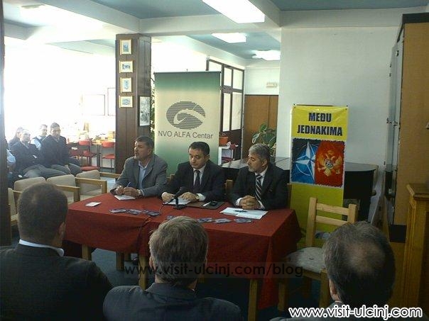 Tonin Beci,Ambasadori i i Shqipërisë në Mal të Zi, mbajti në Ulqin ligjëratën me temë