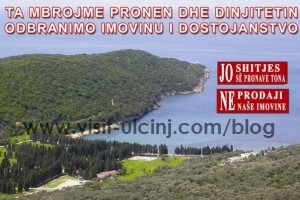 PROTEST FOR VALDANOS  ULCINJ MONTENEGRO.1