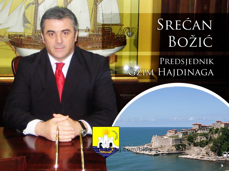 Predsjednik Opštine Ulcinj g-din Gzim Hajdinaga vam želi Sre?an pravoslavni Boži?