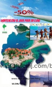 Vacances au Monténégro 10 jour pour 99 euro
