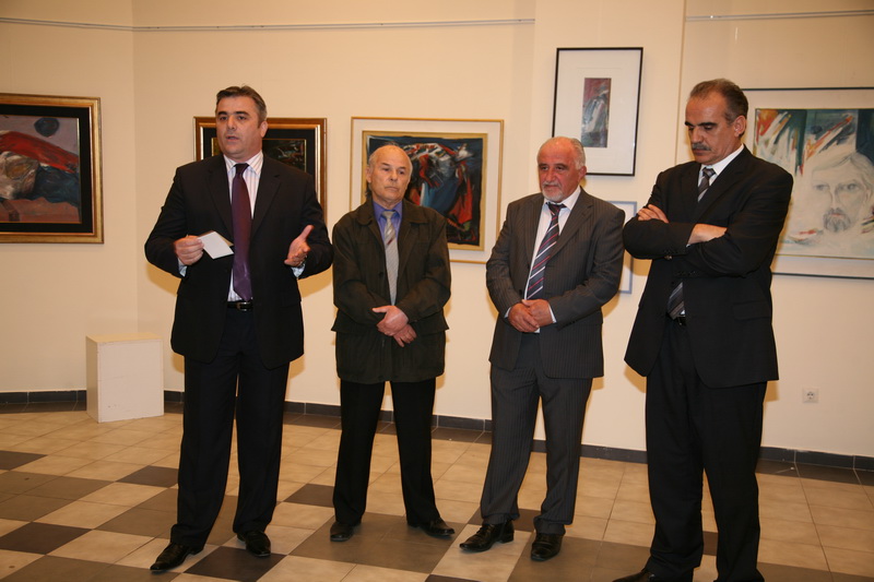 Hajdinaga mori pjes në ekspoziten e piktorit akademik Gjergj Noc Martinit