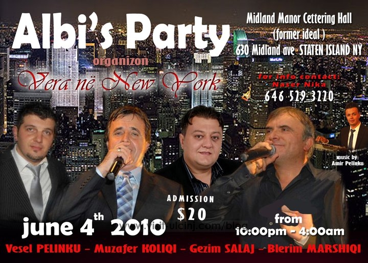 Albi's Party ne New York Organizon