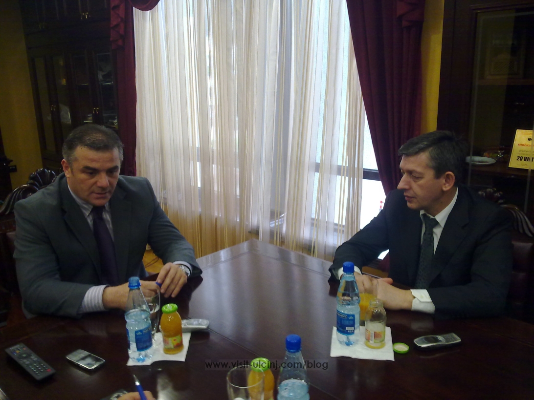 Gëzim Hajdinaga priti ministrin në qeverinë e Maqedonisë z.Musa Xhaferi
