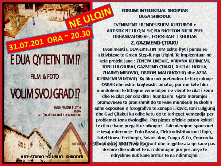 “E dua qytetin tim” për mbrojtjen e Ulqinit – Video