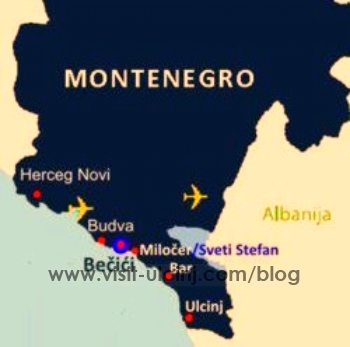 susanj crna gora mapa Koliko su turisti vjerni Crnogorskom primorju   Lajme nga Ulqini susanj crna gora mapa