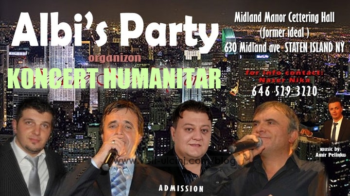 Albis Party organizon koncert humanitar ne New York për ndihmë Shaqir Elezoviqit