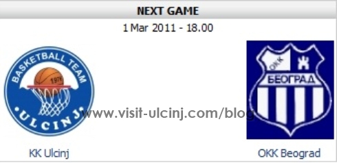 KK Ulcinj_OKK BEOGRAD 1.MART.2011