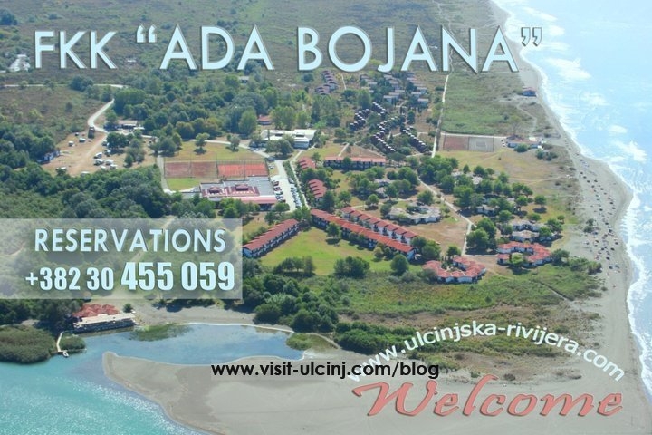Ada Bojana kaska za Velikom plažom