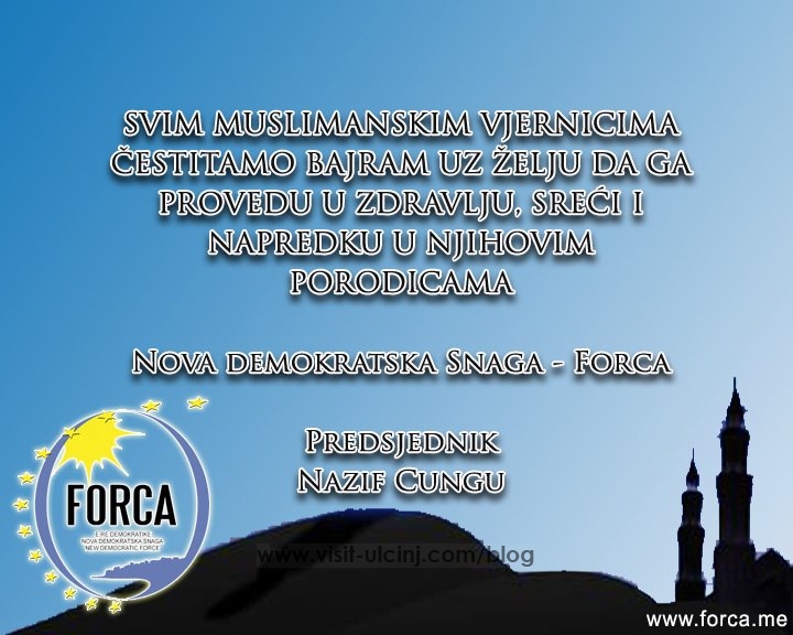 Srećan Ramazanski bajram – Nova demokratska snaga FORCA