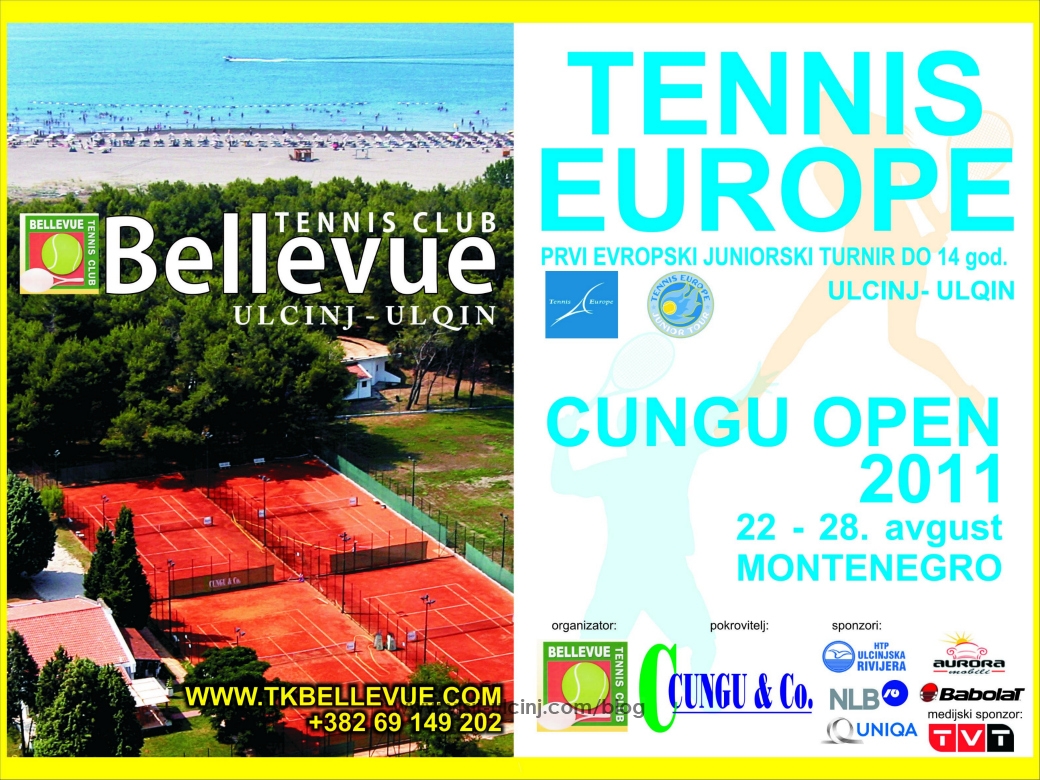 Tenis Club Bellevue organizon Turneun e parë Europian ”Cungu Open 2011”