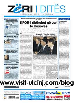 Gazeta Zëri më i kërkuari në Ulqin
