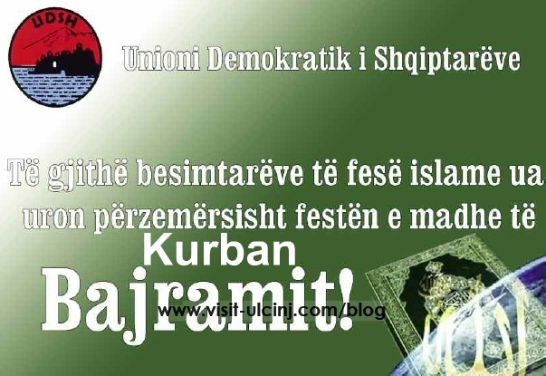 UDSH-ja: Urime festa e Kurban Bajramit
