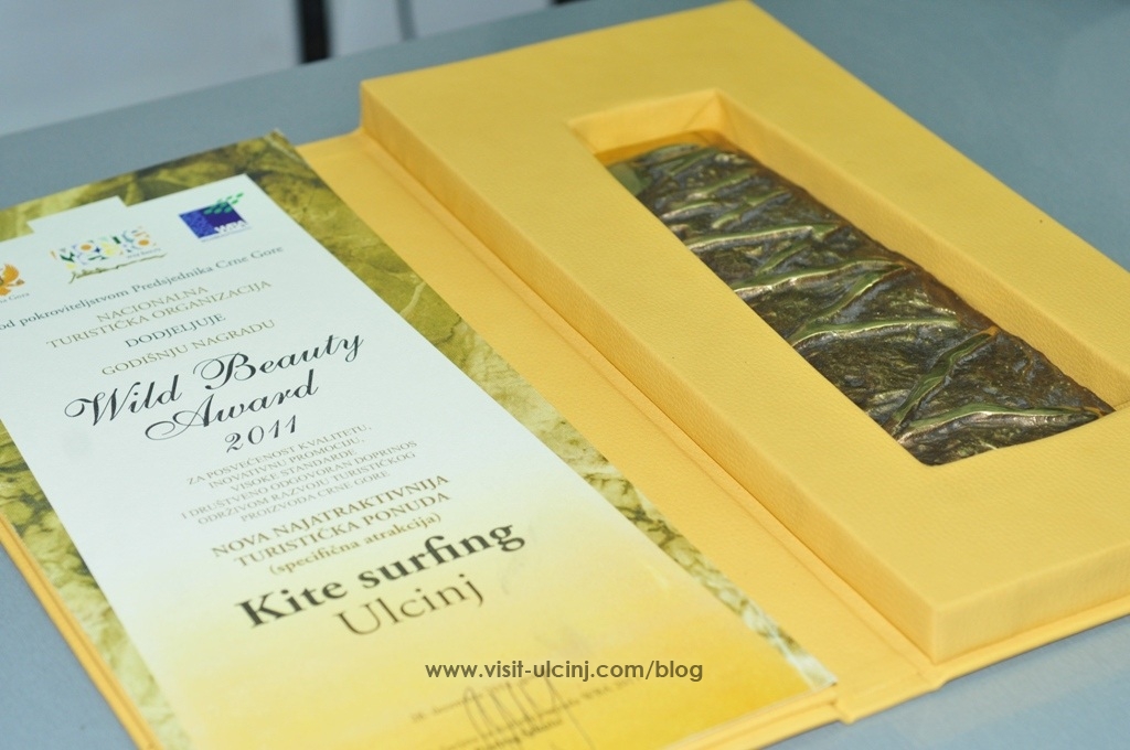 Kite surfing – Ulcinj,dobitnik nagrade u turizmu Wild Beauty Award 2011
