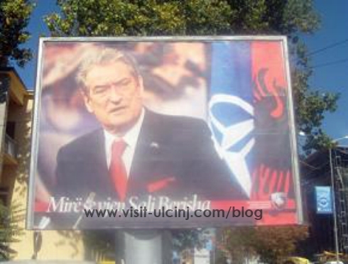 Sali Berisha neser në Podgoricë