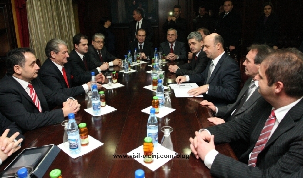 Nazif Cungu - Mayor of the Municipality of Ulcinj - The Prime Minister - Sali Berisha.15