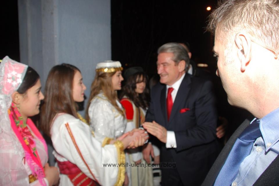 Nazif Cungu - Mayor of the Municipality of Ulcinj - The Prime Minister - Sali Berisha.2