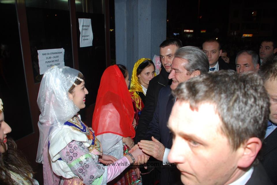 Nazif Cungu - Mayor of the Municipality of Ulcinj - The Prime Minister - Sali Berisha.3