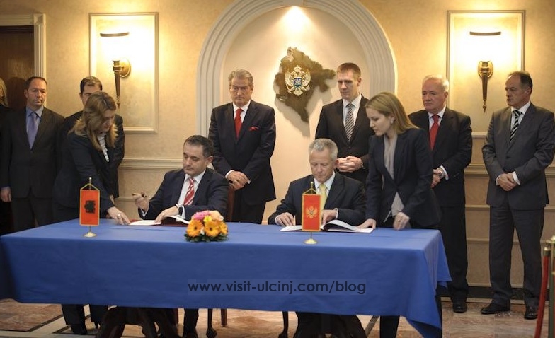 Vizita e Sali Berishes ne Mal te Zi me kryeministrin Igor Lukshic.1