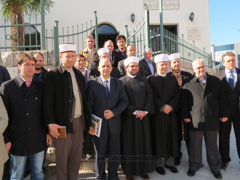 Vizita e Këshillit të Myftinisë të Shkodres,Bashkësis Islame të Ulqinit