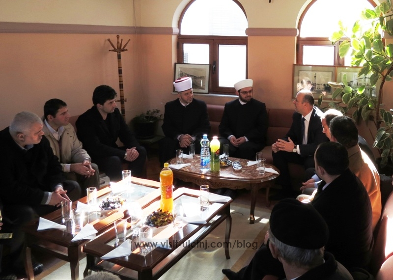 Vizita e Këshillit të Myftinisë të Shkodres,Bashkësis Islame të Ulqinit.2