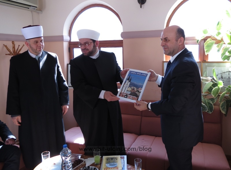 Vizita e Këshillit të Myftinisë të Shkodres,Bashkësis Islame të Ulqinit