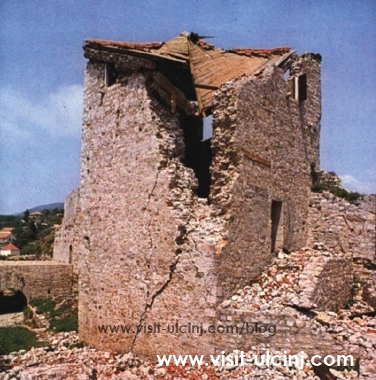 Earthquake in Ulcinj Montenegro_Balsic Tower in Ulcinj