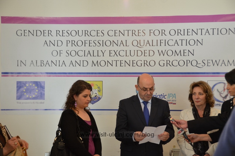 Otvaranje resursnog centra za profesionalnu kvalifikaciju žena u Ulcinju
