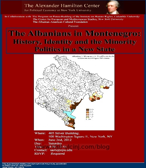 The Albanian Minority in Montenegro Conference –  New York University