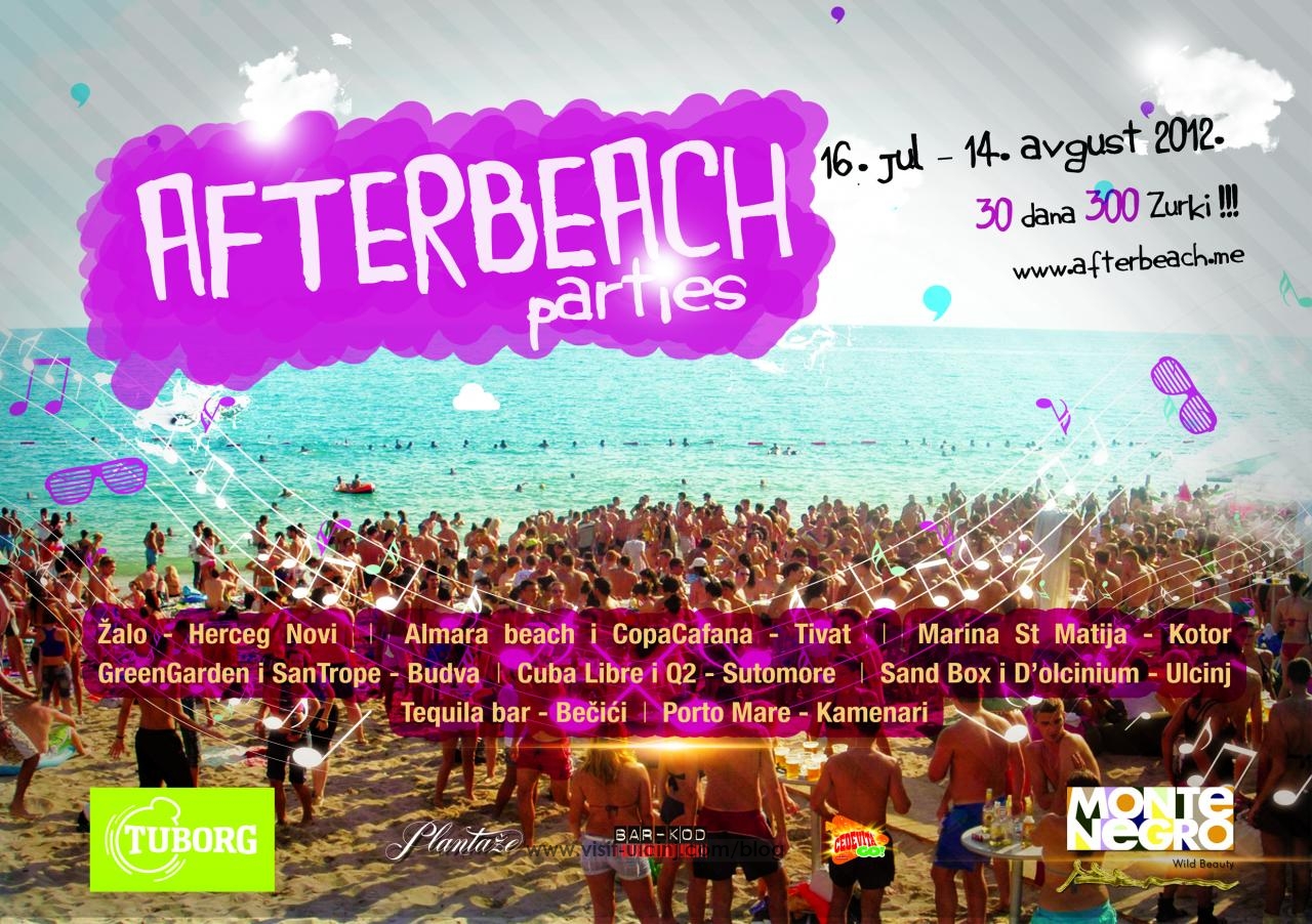 “After beach parties 2012” Festival, Montenegrin Coast,