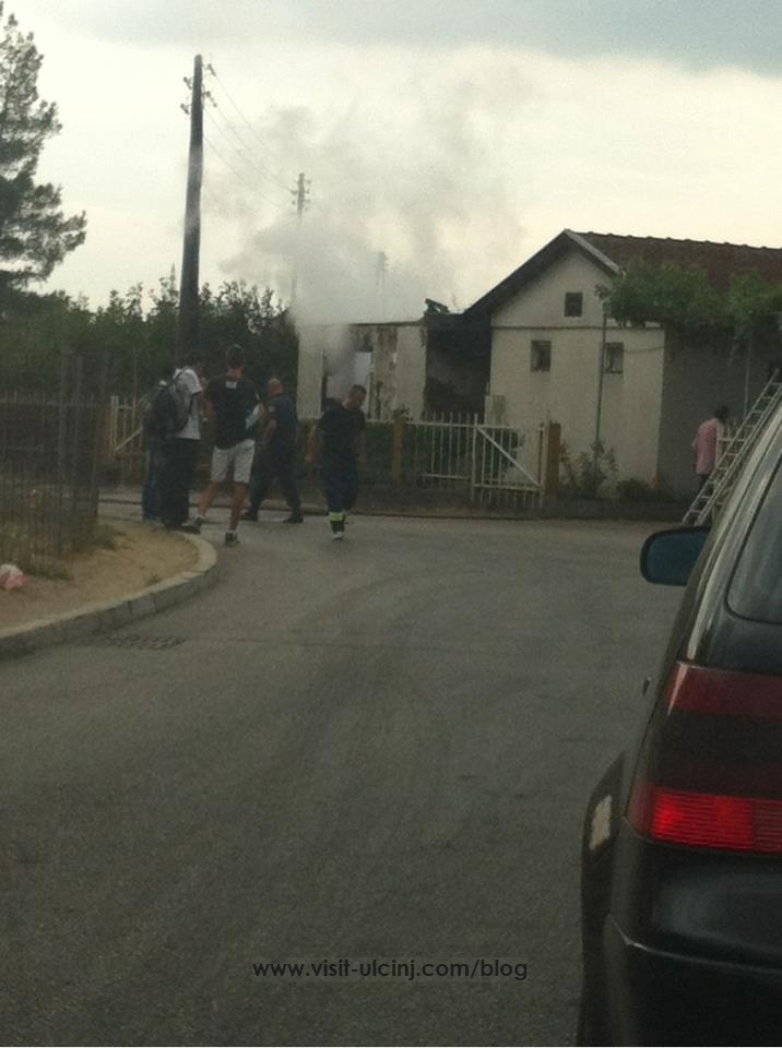 U požaru u Ulcinju izgorjela kuća porodice Ban