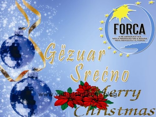 Mesazhe Urimi me rastin e Krishtlindjes nga FORCA