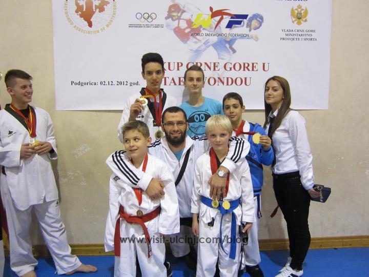 Taekwondo Ulqini 8 medalje te arta ne Podgoric.1
