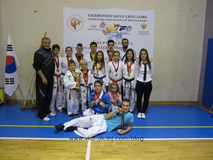Klubi i Taekwondo-së Ulqini me 24 medalje të arta në Podgoricë
