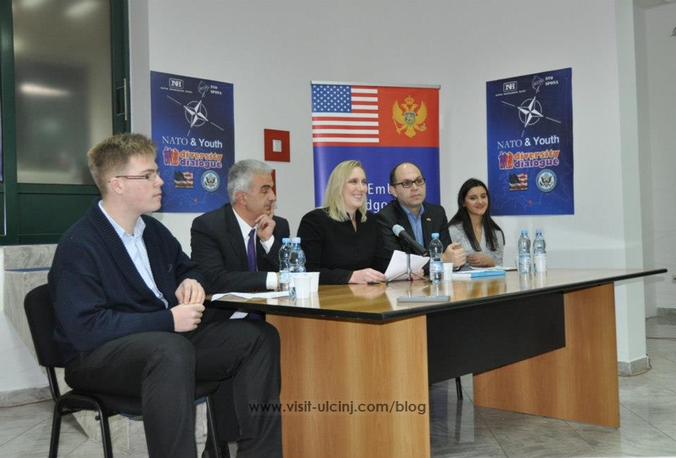 U.S. Ambassador to Montenegro Sue K. Brown and NATO and Youth Dialogue Project.2