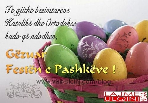 Këshilli Kombëtar i Shqiptarëve në Malin e Zi, uron besimtarët katolikë për festën e Pashkëve