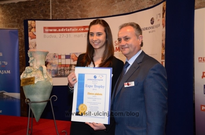 Fabrika Kurti fiton shpërblimin e Artë në  “EXPO TROPHY 2013” Budva – Video