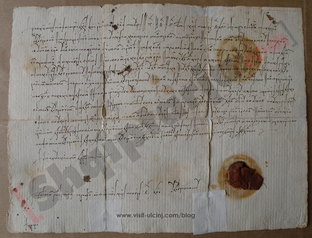 Diplomat e Balshajve të shekullit XIV në arkivin e Dubrovnikut