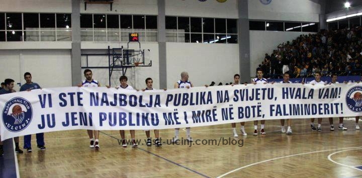 Navijači Košarkaškog kluba Ulcinj proslavili desetogodišnjicu postojanja