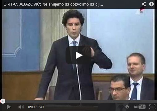 Video – DRITAN ABAZOVIĆ: Ne smijemo da dozvolimo da cijela privreda bude talac KAP-a!