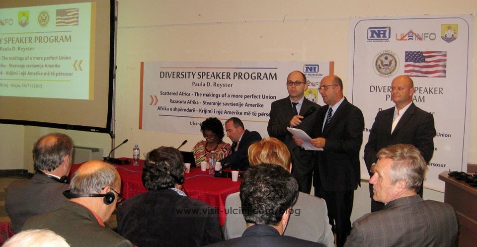 Paula D Royster mbajti ligjëratë në Gjimnazin DRITA & Qendër për kulturë Ulqin + Foto