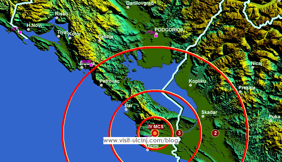 Tërmet 2.7 shkallësh në Ulqin