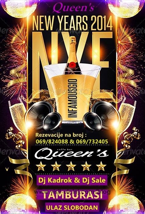Doček Nove 2014.godine u Caffe Bar Queen’s – Ulcinj