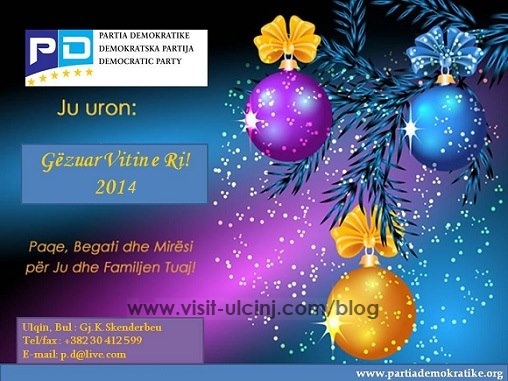 Gëzuar vitin e ri 2014 – Partia Demokratike