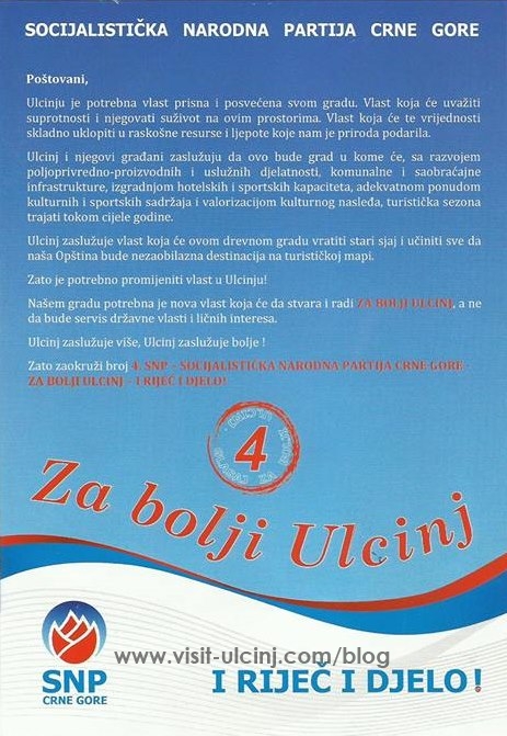 SNP: Resursi Ulcinja nijesu dovoljno valorizovani
