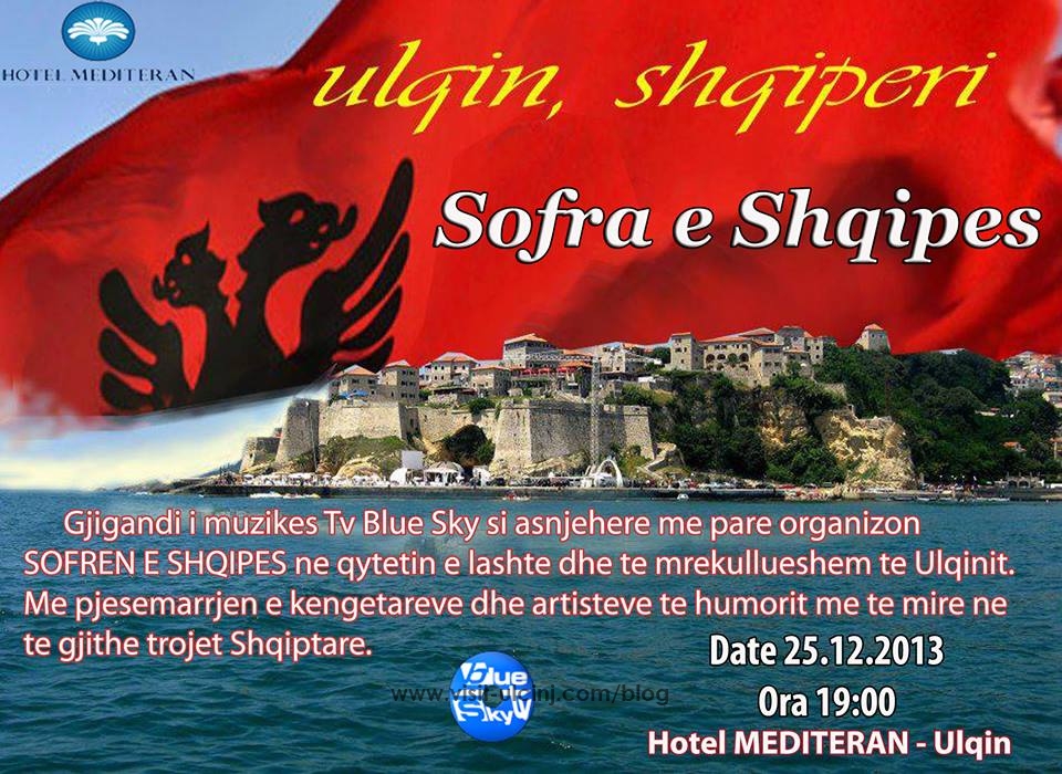 Sofra e Shqipes ne Ulqin-hotel mediteran