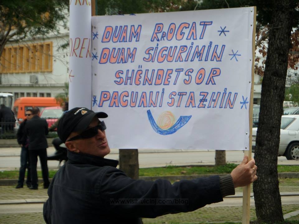 Ismet Karamanaga 21.02.2014 godine u…Protest za Solanu – Video + Foto