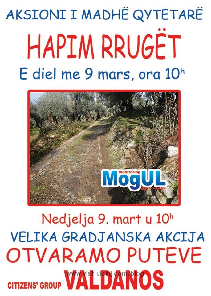 Pastrimi i rrugëve në ullishtën e Valdanosit nga Mogul – 9.03.2014